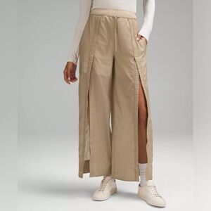 lululemon athletica Tan Wide-Leg Pants